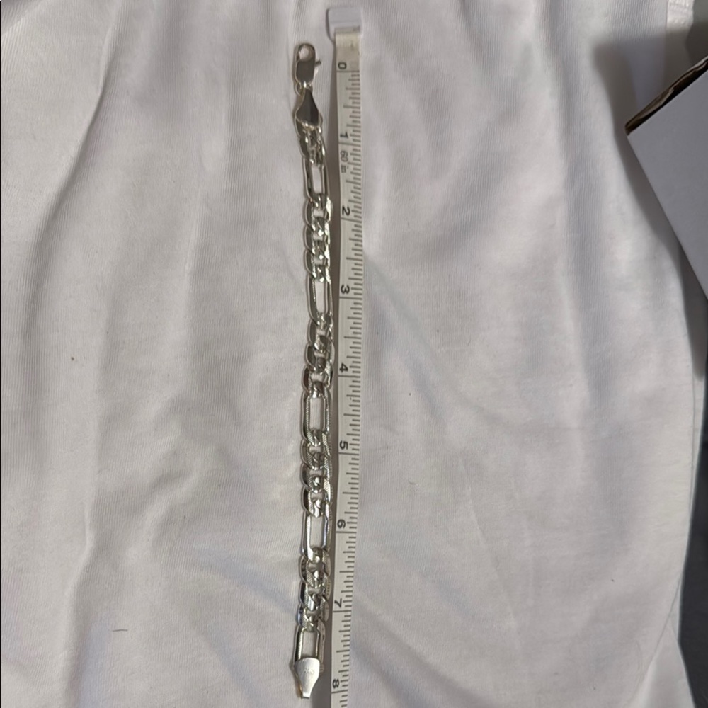 Silver 925 Figaro Bracelet